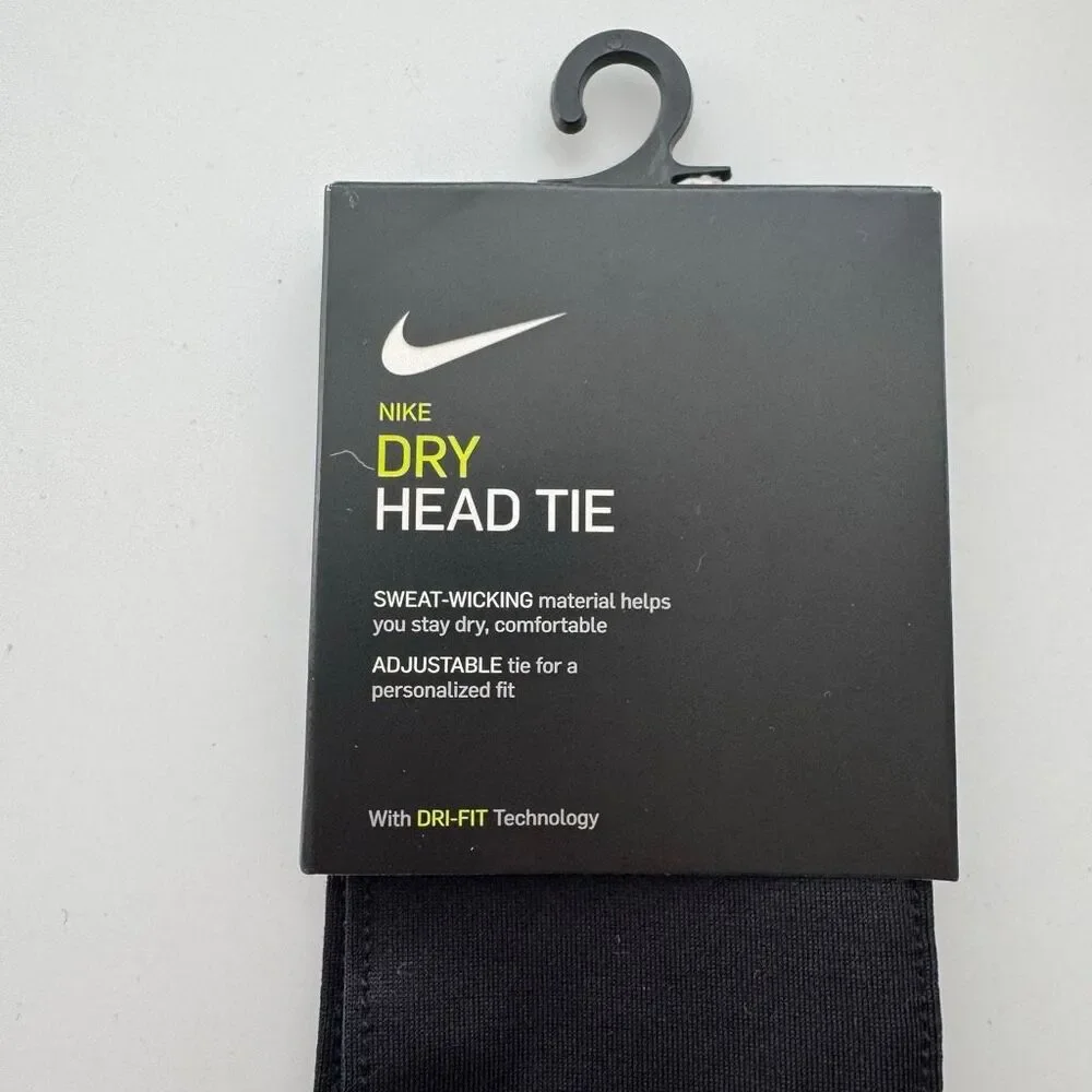 $5/$25 NWT Nike Dri Fit Tie Adjustable Head Tie Black